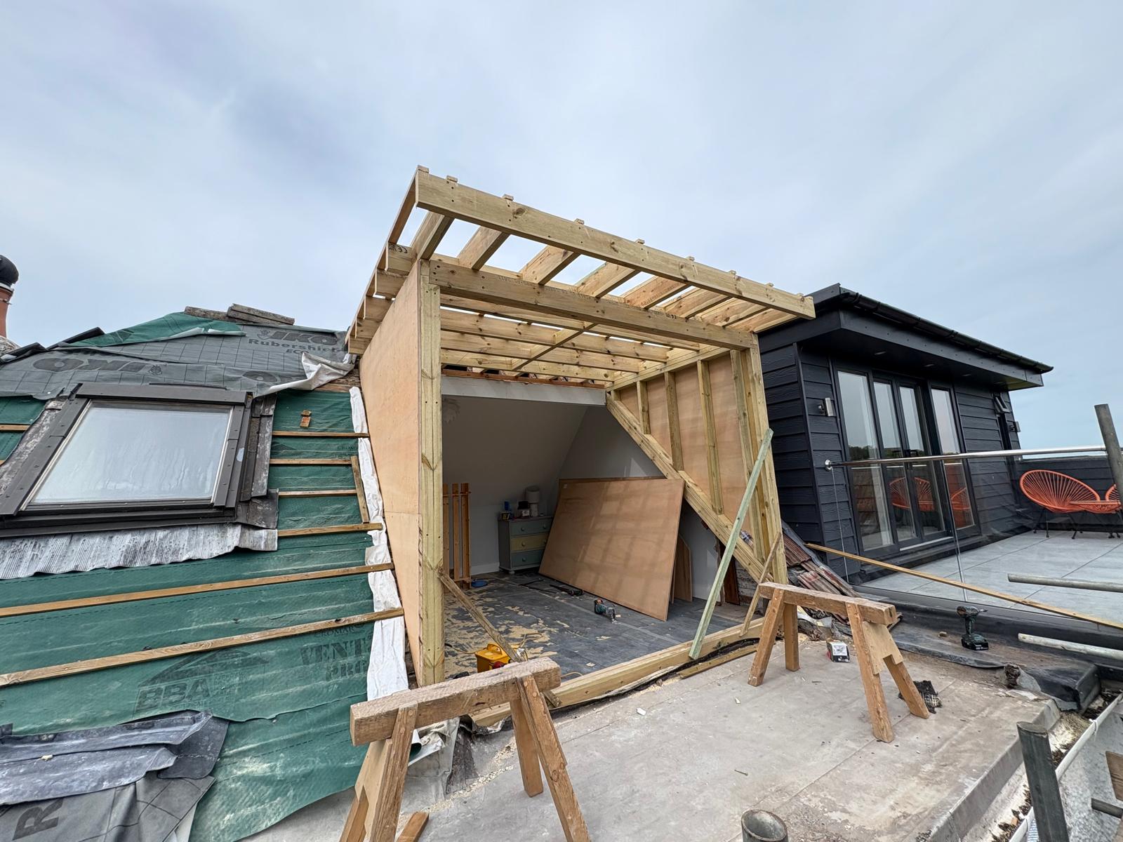 Roof Extension Timber Frame
