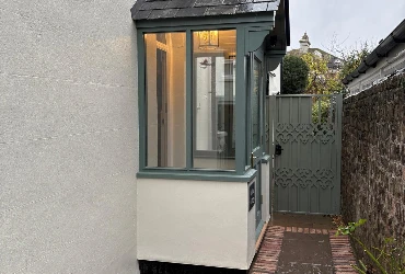 Porch carpentry service by Made in Brittin